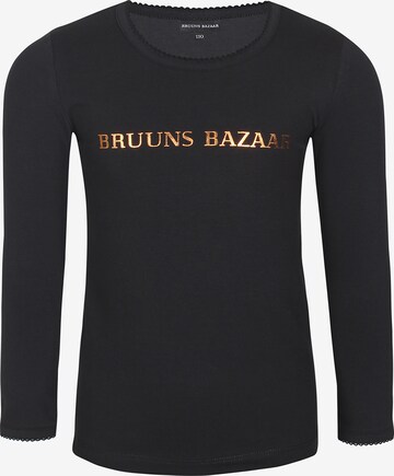 Bruuns Bazaar Kids Μπλουζάκι 'Marie Louise' σε μαύρο: μπροστά