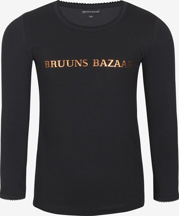 Bruuns Bazaar Kids Shirt 'Marie Louise' in Zwart: voorkant