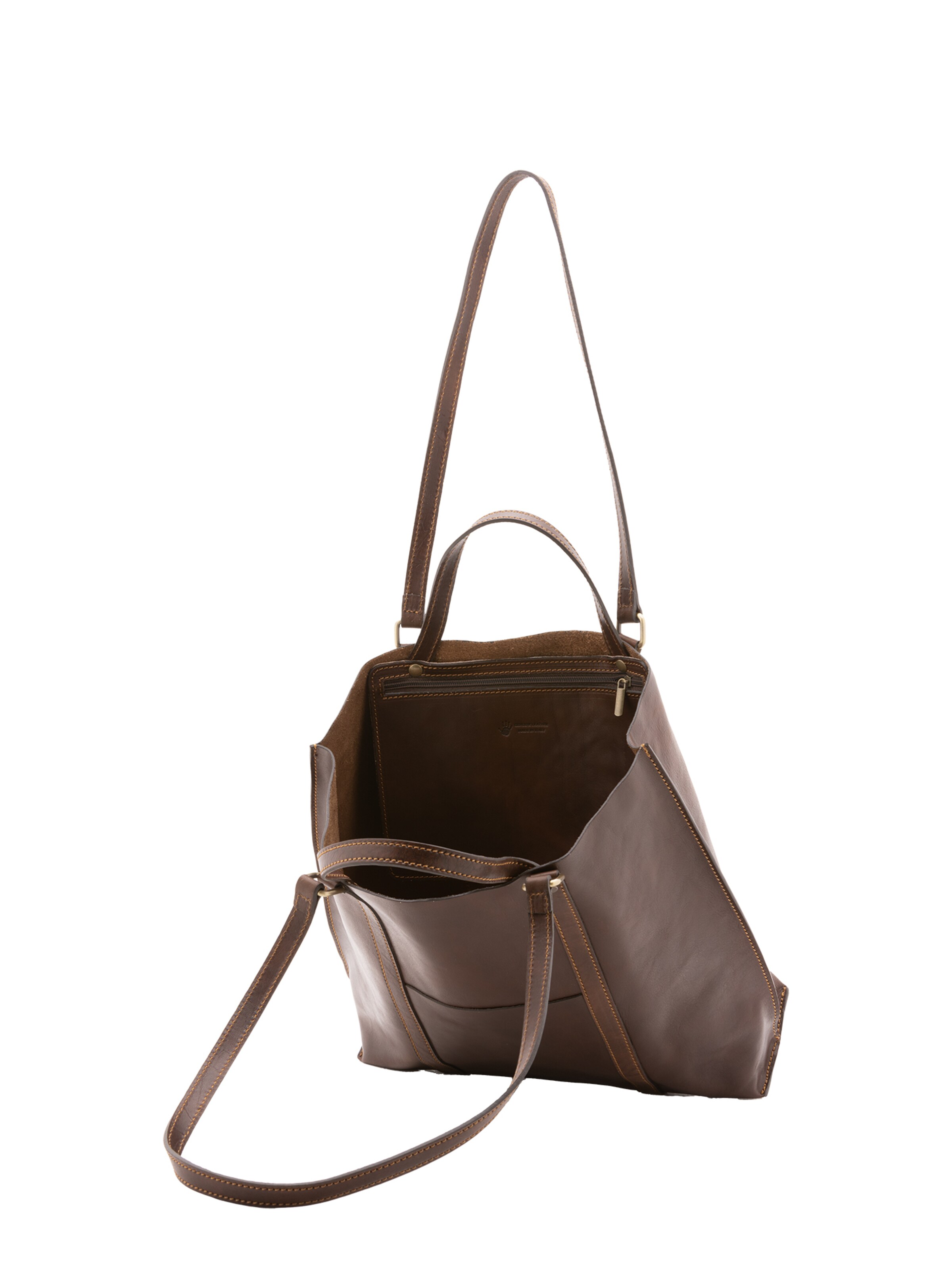 Borsa a spalla di Viola Castellani in marrone