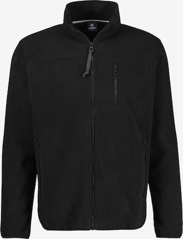 LERROS Fleece jacket in Black: front