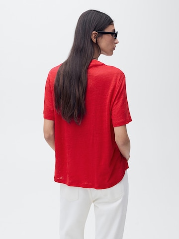 MANGO Shirt 'LENU' in Red