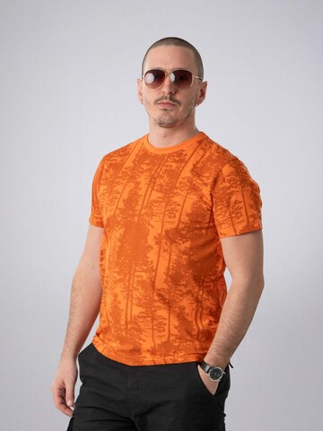 Maglietta 'Pantoneclo Men’s Crew Neck Short Sleeve T-Shirt' di PANTONECLO in arancione