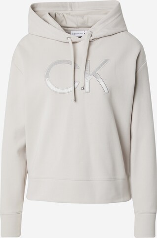 Calvin Klein Μπλούζα φούτερ σε λευκό: μπροστά