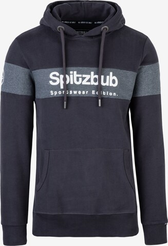 SPITZBUB Sweatshirt 'Ludis' in Grijs: voorkant