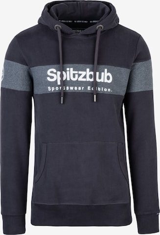 SPITZBUB Sweatshirt 'Ludis' in Grijs: voorkant