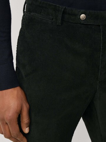 Coupe slim Pantalon chino 'Kensington' Hackett London en vert