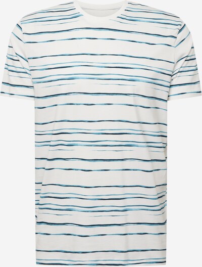 ESPRIT T-Shirt in blau / schwarz / offwhite, Produktansicht