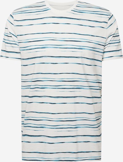 ESPRIT Shirt in de kleur Blauw / Zwart / Offwhite, Productweergave