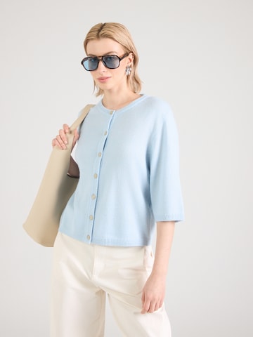 Geacă tricotată de la s.Oliver pe albastru: față