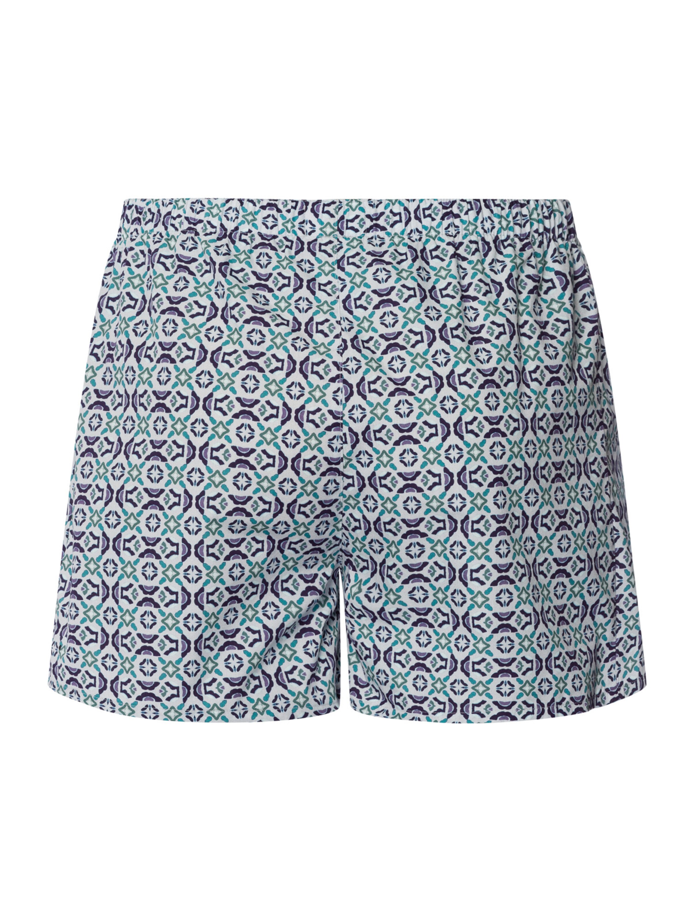 Hanro Boxer shorts ' Fancy Woven ' in Blue