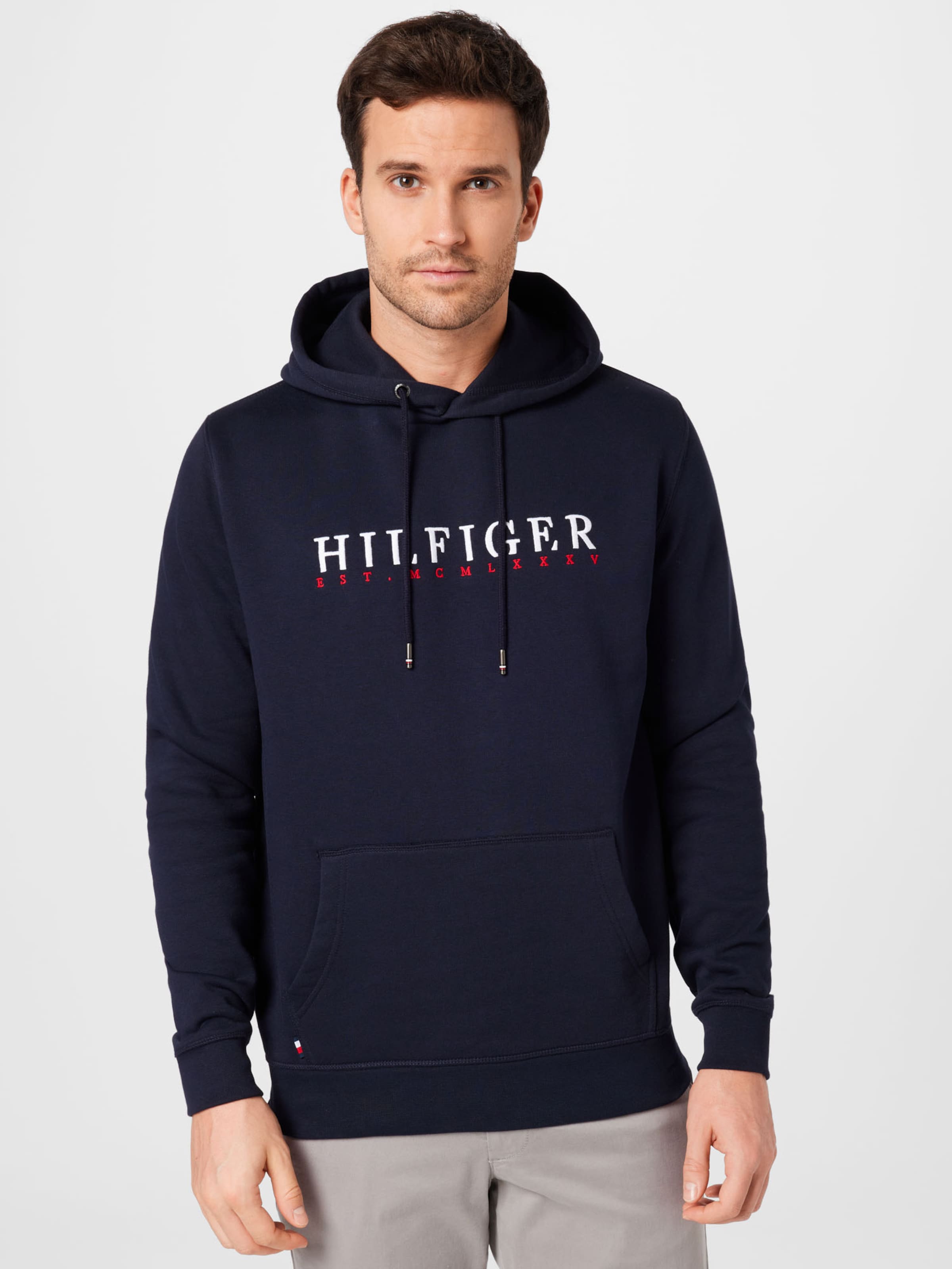 tommy hilfiger sweatshirt navy blue