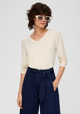 s.Oliver Shirt in Beige: Vorderseite