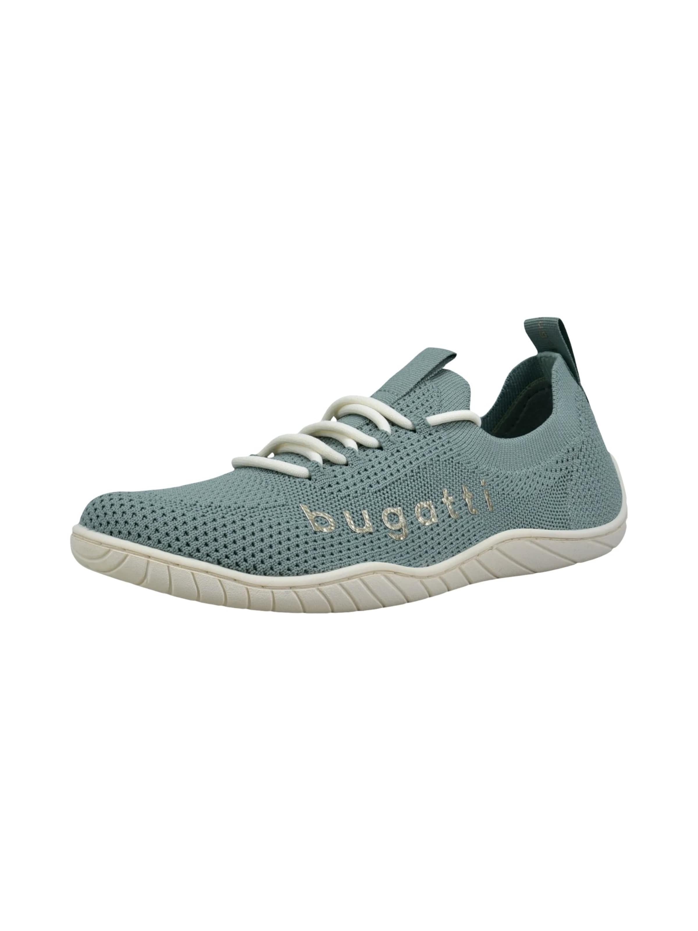 Baskets basses bugatti en vert : devant
