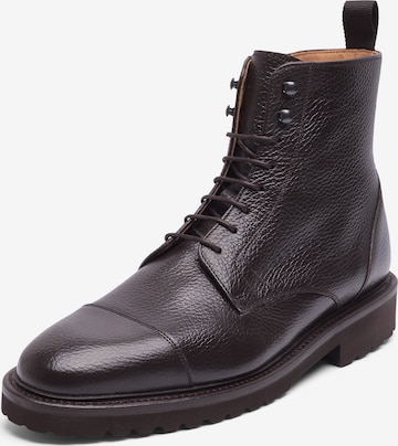 Henry Stevens Lace-up boots 'Winston CDB6' in Brown: front