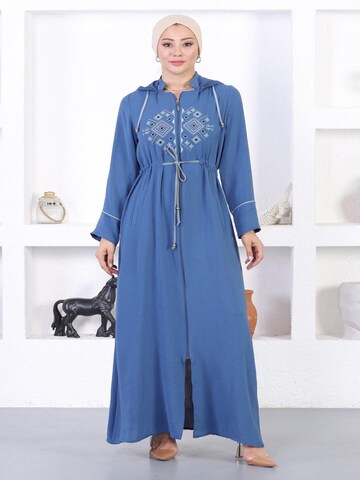 MODAMIHRAM Jurk in Blauw: voorkant