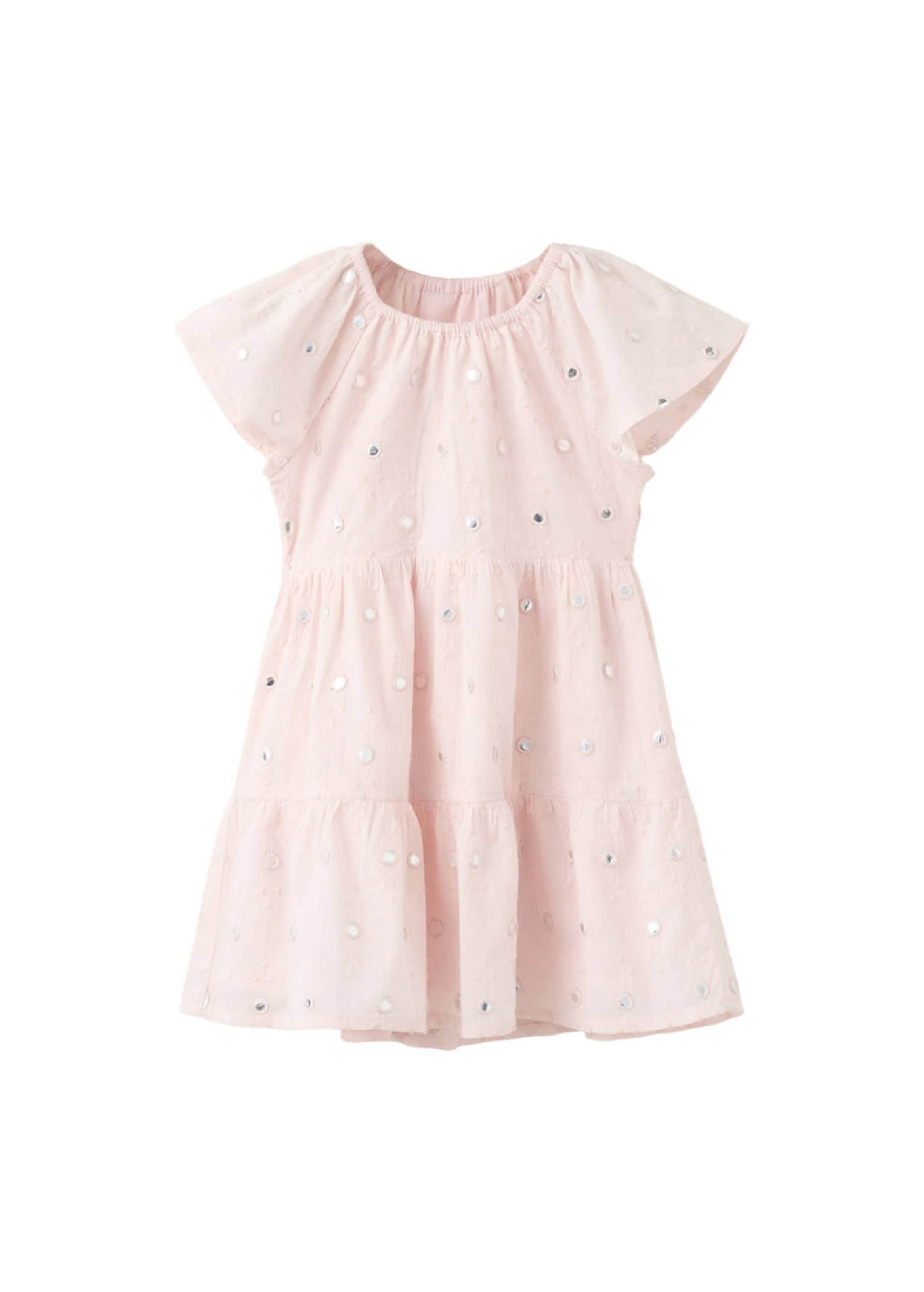 MANGO KIDS Dress 'Espe' in Pink: front