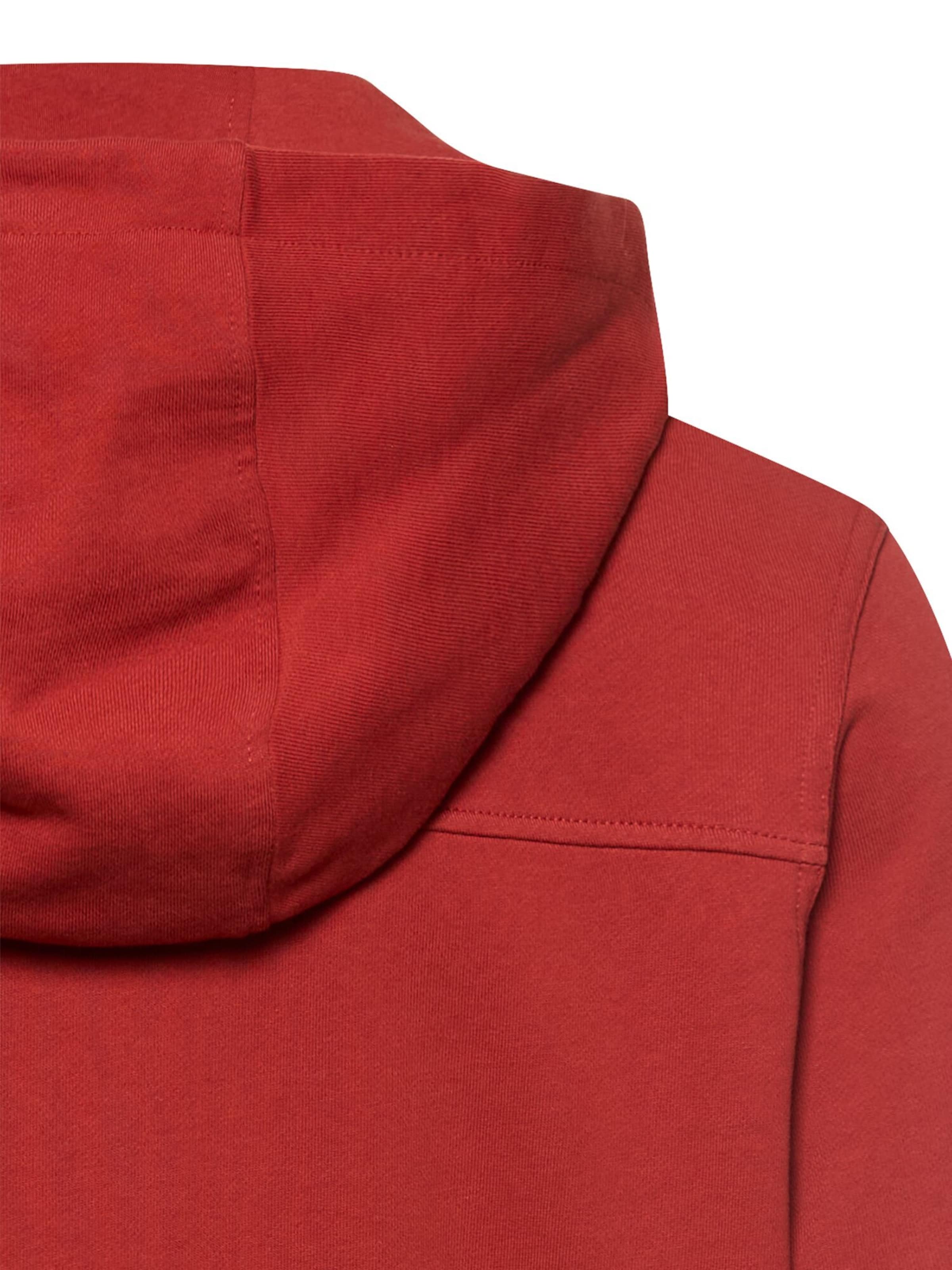 CAMEL ACTIVE Zip-Up Hoodie in Red