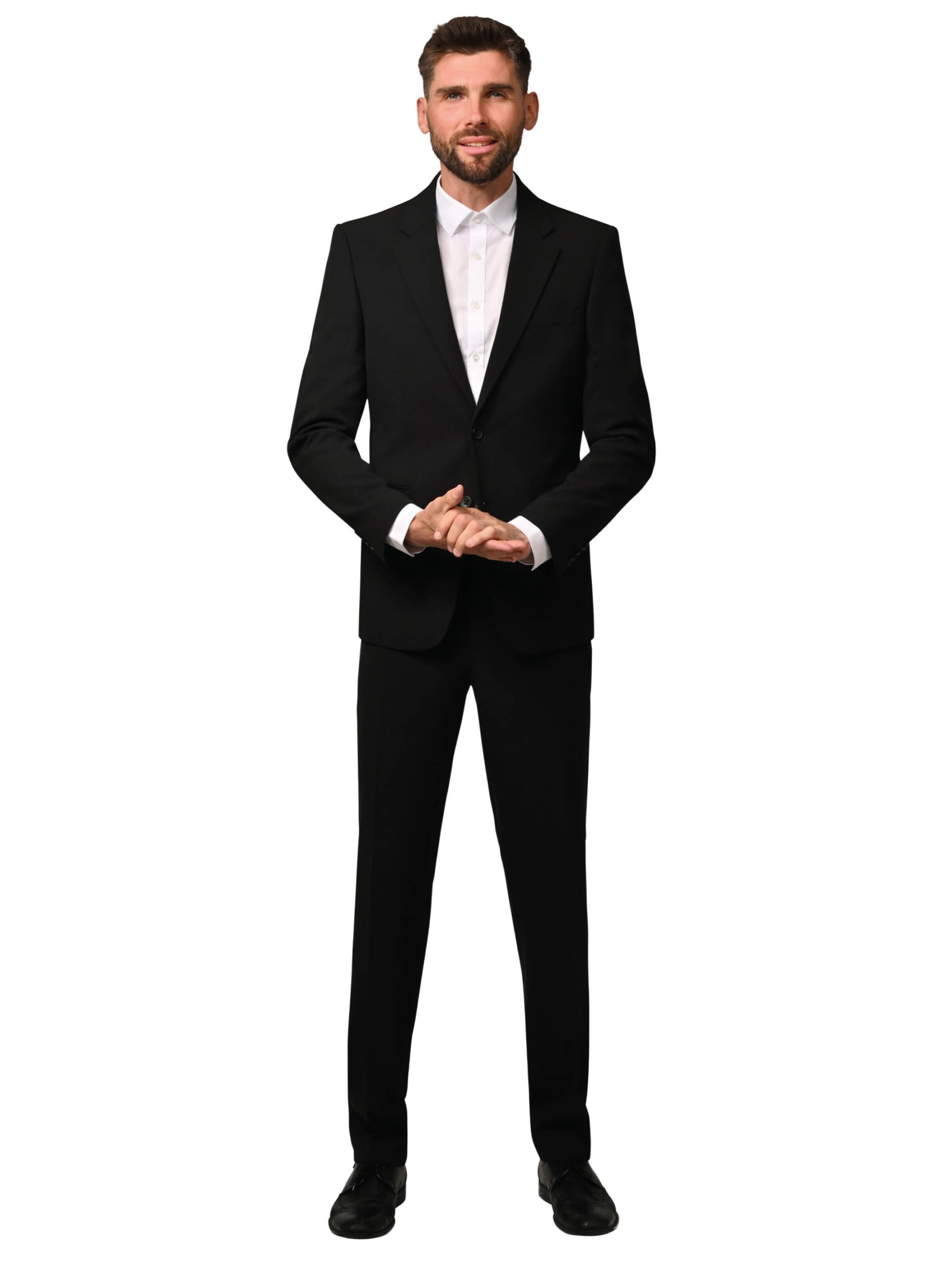 Hirschthal Slim fit Suit in Black