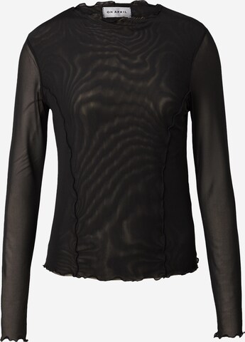 OH APRIL - Camiseta 'Monia' en negro: frente