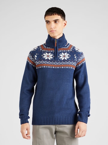 Pull-over BLEND en bleu : devant