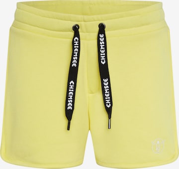 CHIEMSEE Regular Pants in Yellow: front
