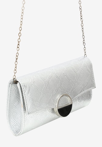 faina Clutch in Silber