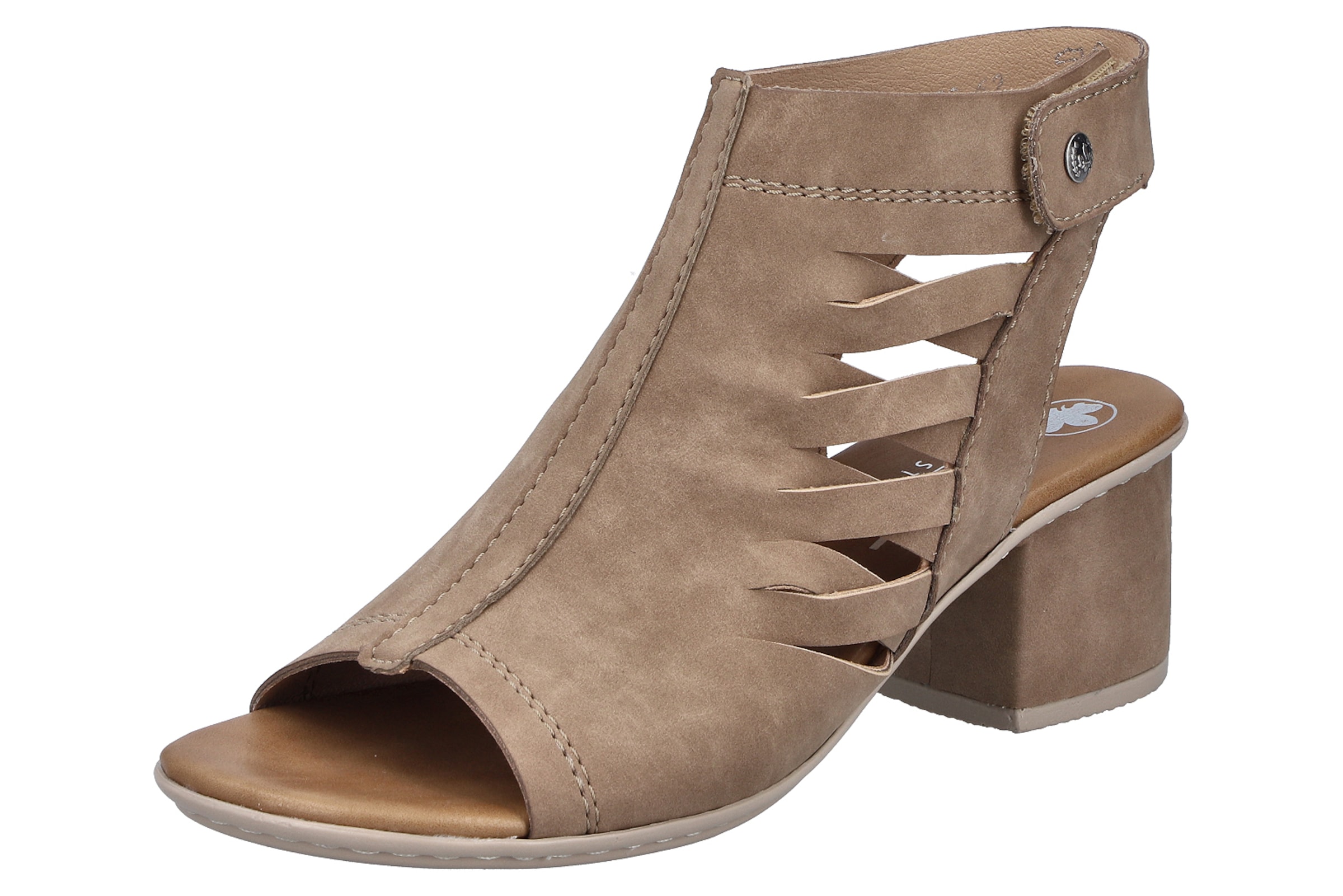 Sandales Rieker en beige : devant