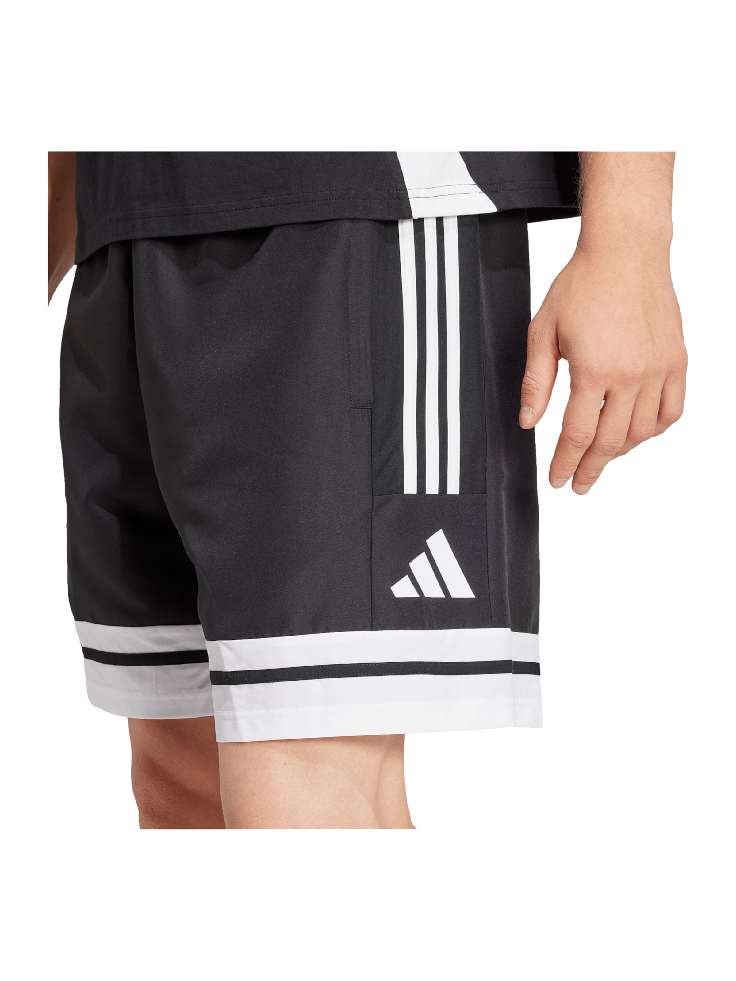 Loosefit Pantalon de sport 'Squadra 25 Downtime' ADIDAS PERFORMANCE en noir