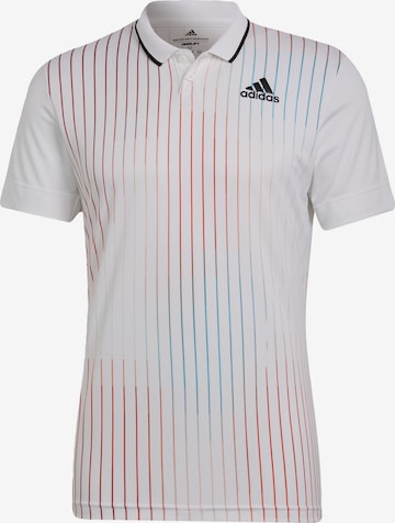 ADIDAS PERFORMANCE Функционална тениска 'Melbourne' в бяло: отпред