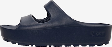 O bag Mules in Blue: front