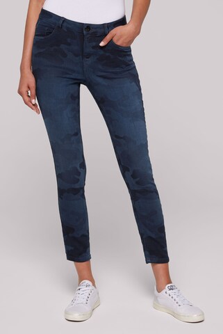 Soccx Slim fit Jeans in Blue: front