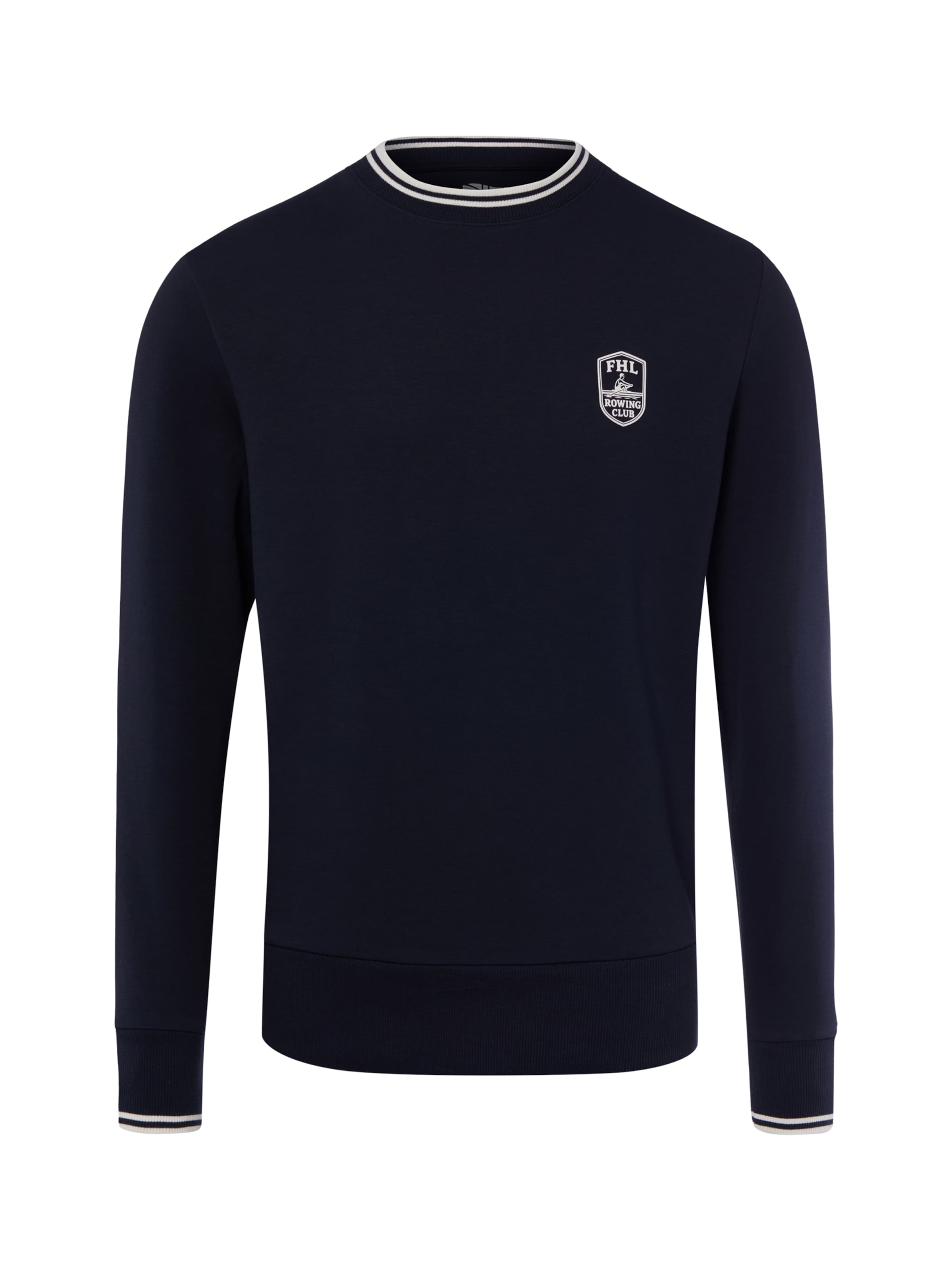 Finshley & Harding London Sweatshirt in Blauw: voorkant