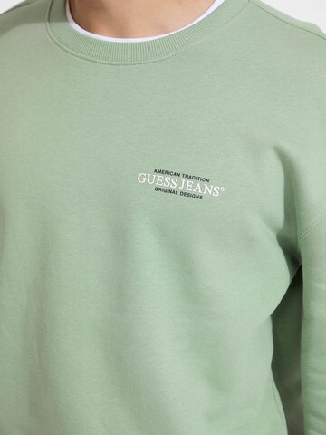 GUESS JEANS Sweatshirt in Green
