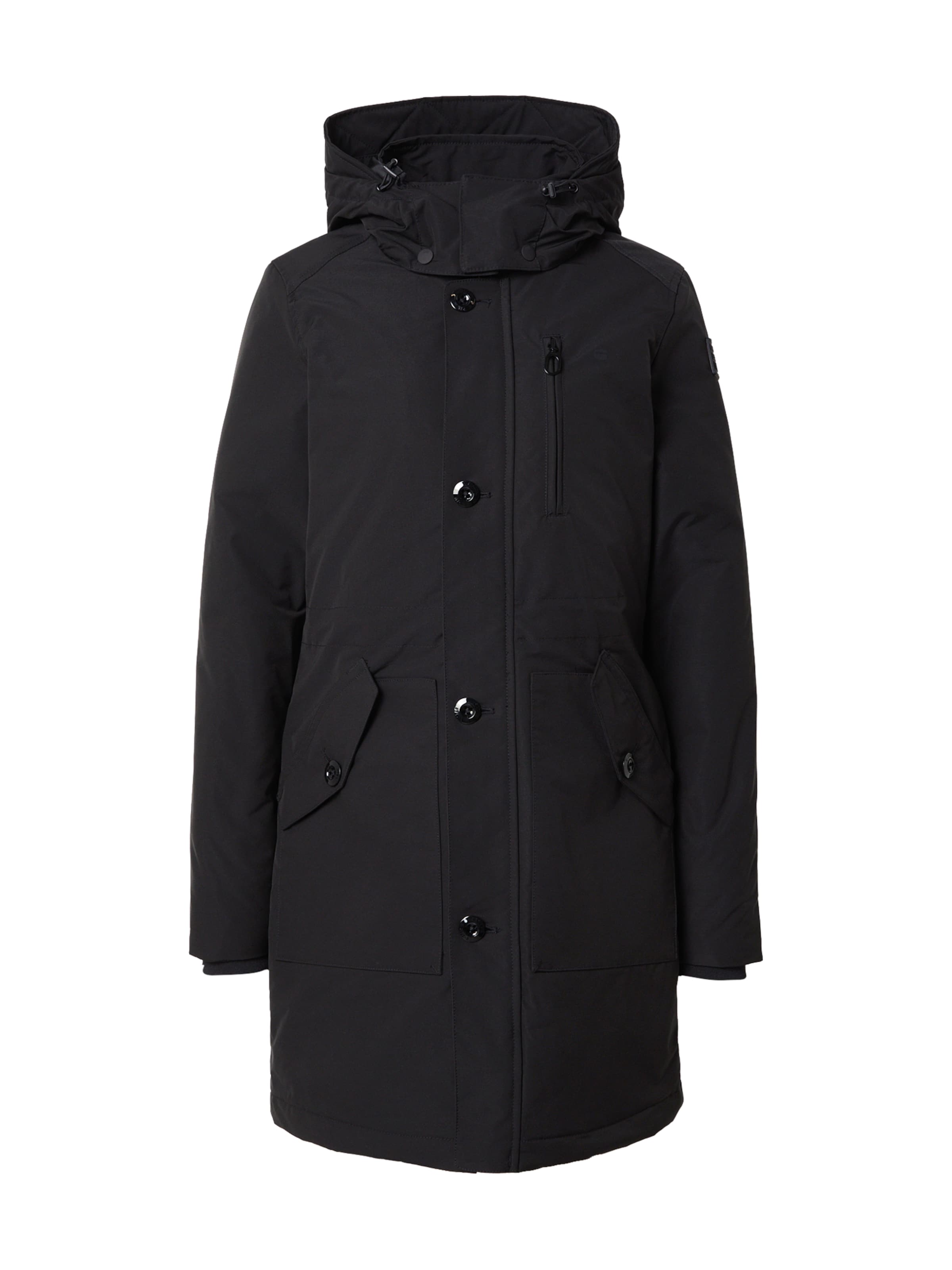 G-STAR Between-seasons parka 'Vodan' in Black: front