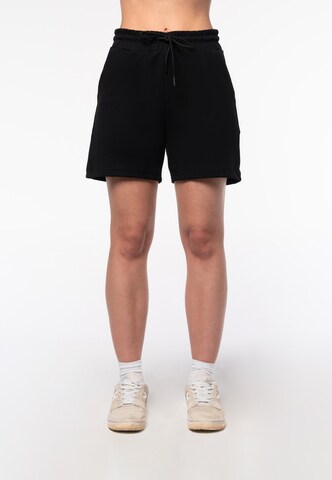 Regular Pantalon 'City' Eoselio en noir : devant