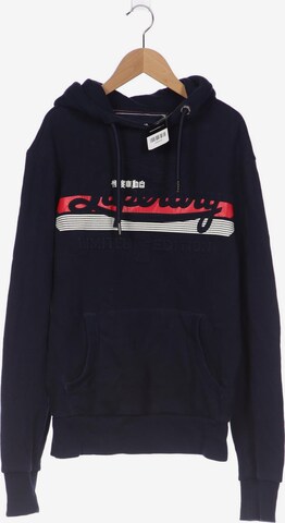 Superdry Kapuzenpullover M in Blau: predná strana