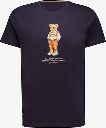 Deeluxe Shirt in Blau: Vorderseite