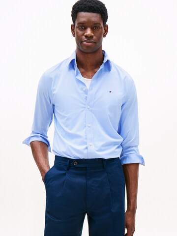 TOMMY HILFIGER Regular fit Button Up Shirt 'GINGHAM' in Blue: front