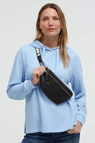 Soccx Fanny Pack in Black: front