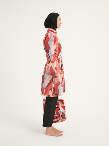 Riva Mera by Marina High neck Baddräkt i röd