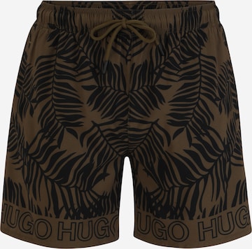 HUGO Red Board Shorts 'SOMA' in Green: front