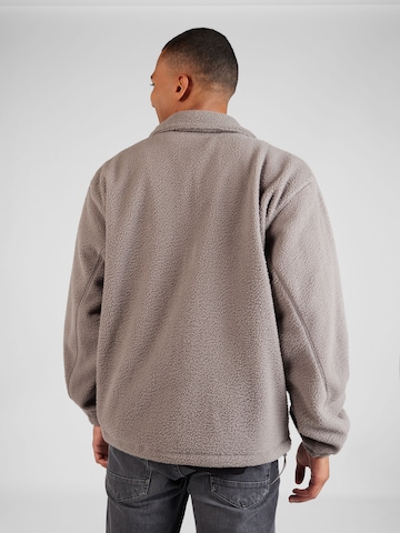 WEEKDAY Fleece jacket 'Oliver' in Grey