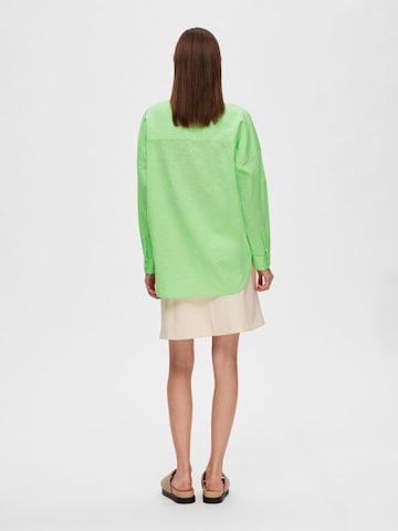 SELECTED FEMME Blouse 'Lina Sanni' in Green