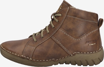 JOSEF SEIBEL Schnürstiefelette 'Felica' in Braun: Vorderseite