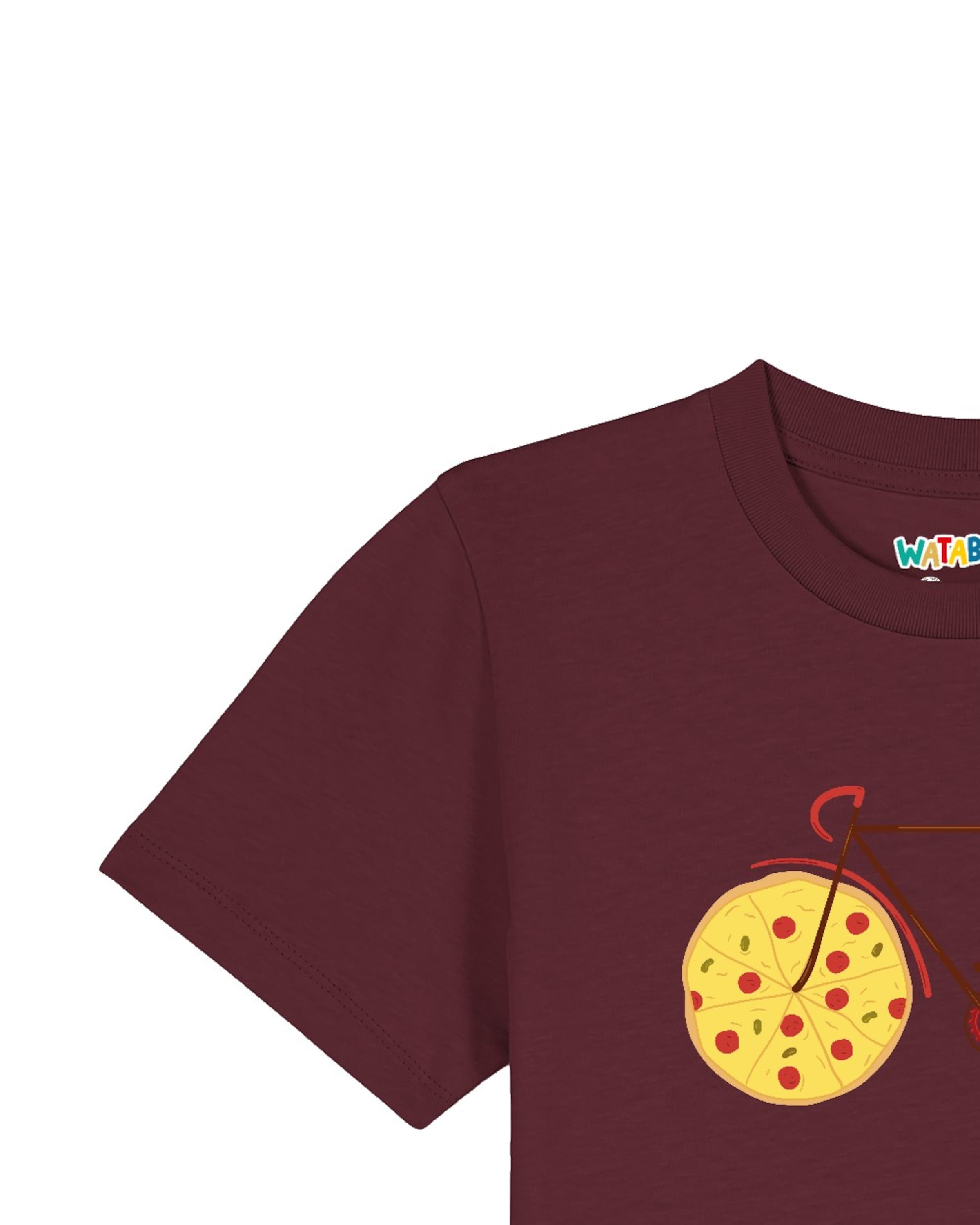 T-Shirt watabout.kids en rouge