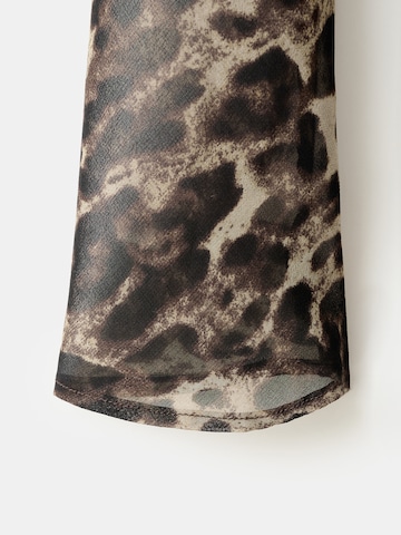 MANGO Kleid 'OLBIA' in Braun