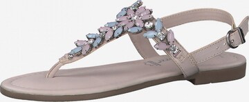 MARCO TOZZI Teenslipper in Roze: voorkant