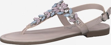 MARCO TOZZI T-Bar Sandals in Pink: front
