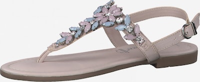 MARCO TOZZI T-Bar Sandals in Light blue / Pink / Rose, Item view