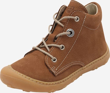 Pepino First-Step Shoes 'CORY' in Brown: front